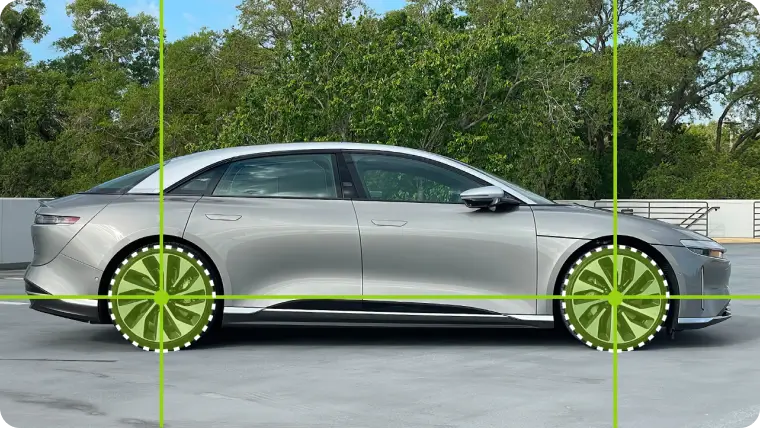 Universal wheel simulator - no model limit fit preview for any car